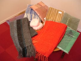 châle en laine mohair