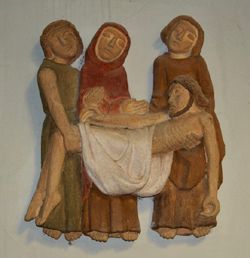 Jésus est mis au tombeau